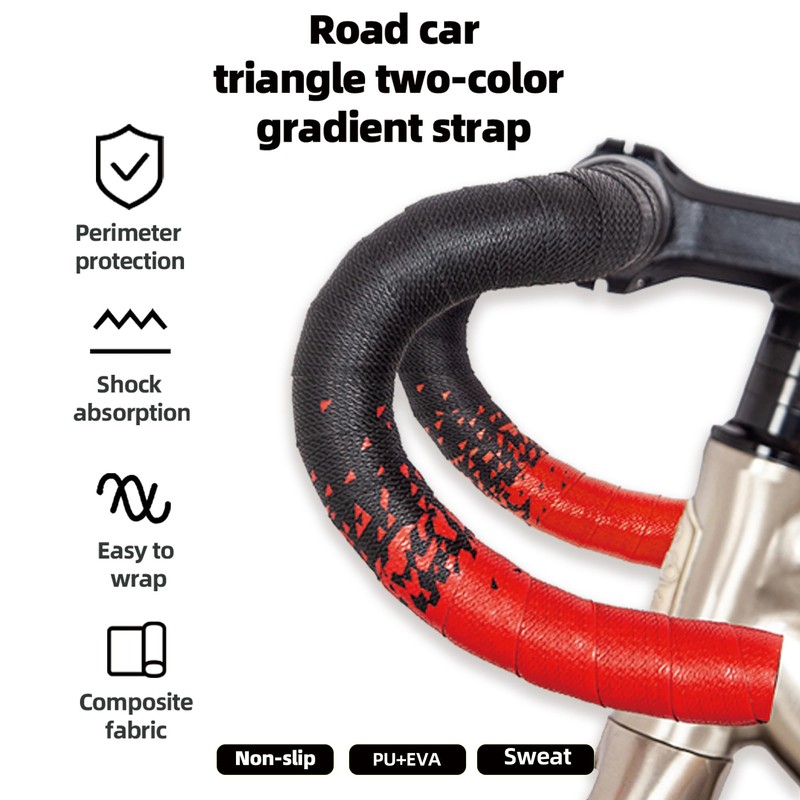 VXM Bike Handlebar Tape,Road Bicycle Bar Tape, PU Leather +