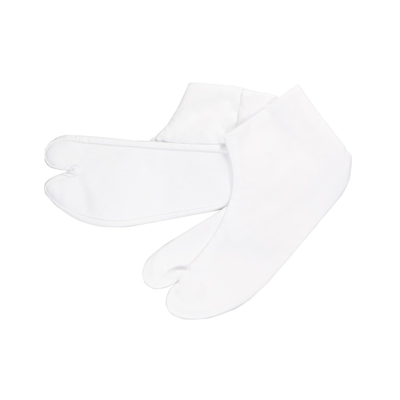 Kyoetsu Tetoron Broad Socks, White Tabi, 4 Pieces, Unisex, 8.3