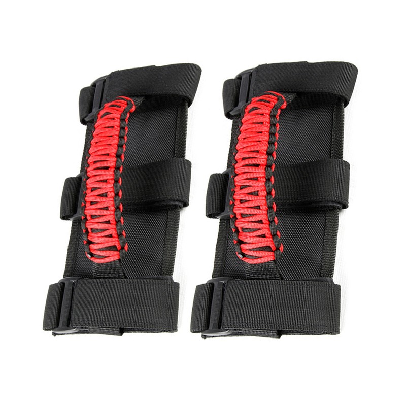 Car Roll Bar Paracord Grab Handles Grip Handles with 3