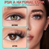 AILAISHI No Glue Needed Lashes, Self Adhesive Eyelashes, DIY Lash