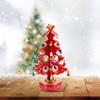 Cabilock Christmas Tree Classic Music Box Wooden Clockwork Design Christmas