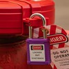 BOZZYS Lockout Tagout Locks 6-Pack｜OSHA Purple Loto Locks Keyed Different｜2