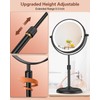 Benbilry Lighted Makeup Mirror with 10X Magnification & 3 Color