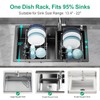 GSlife Expandable in Sink Dish Drying Rack - Stainless Steel