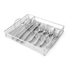 Pfaltzgraff Mirage Frost Everyday Flatware Service for 8, 42 Piece