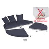 FSJITF Outdoor Round 66" Daybed Replacement 4 in 1 Cushion