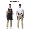Miracu Beer Lover Chef Apron, Grilling Gifts for Men -
