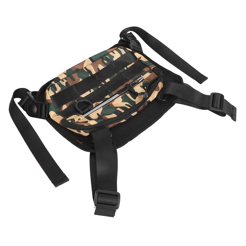 Sports Vest Chest Bag Lightweight Breathable Adjustable Strap Running Vest