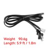 XMHEIRD 6ft UL 18AWG AC Internal Power Cord Cable Lead
