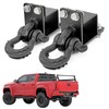 Rough Country Rear Shackle Kit w/D-Rings & Rubber Isolators -