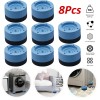 Universal 8PCS Shock and Noise Cancelling Washing Machine Dryer Anti