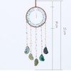 Crystals Dream Catchers,Natural Gem Agate Wall Hangings for Windows Garden
