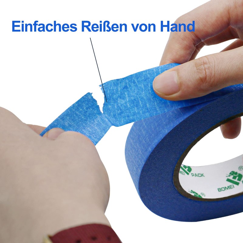 BOMEI PACK 3 Rolls 50m x 25mm Body Tape Leaves