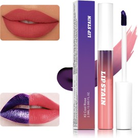 Brillo Labial Peel-Off, Tinte de Labios Despegable, Brillo y Textura Sedosa para Labios, Larga Duración y Sin Pegajosidad, Hidratación y Resistencia (B, M)