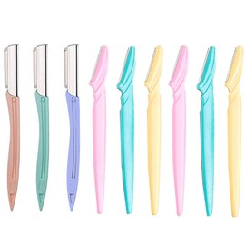 ZTRHYOO Eyebrow Razor 9 Pack, Precision Facial Hair Trimmer for Women, Eyebrow Shaper Facial Razor for Men
