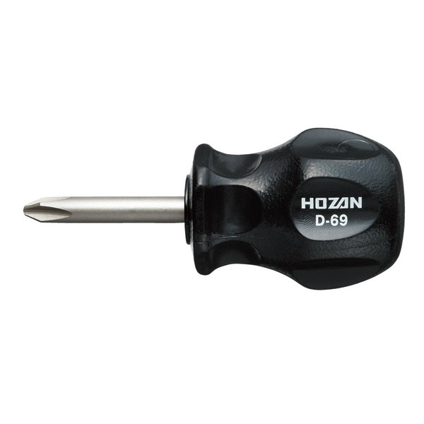 Hozan D-69 Stubby Driver, Easy to Use Even in Narrow