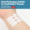AZEN 14 Pack Emergency Wound Closure Strips, Butterfly Bandages, Emergency