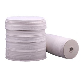 Wisafory Cotton Webbing Tape 50 m / Rolls Cotton Tape for Sewing Bias Tape Twill Tape Herringbone Tape Seam Tape Natural Edging Tape Cotton Twill Tape Ribbon Binding Tape for DIY Crafts White 5 cm