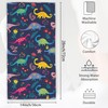 netufe Cartoon Dinosaur Hand Towels for Bathroom Polyester Soft Cute