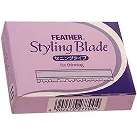 Feather Styling Blade Coiffeur Lames De Plumes, Violet Ht, 1 x Pack of 10
