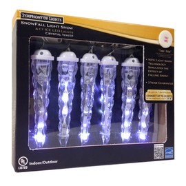 Brite Star 6 Count Amazing Snow Fall LED Light Show