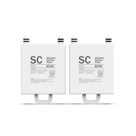 Frizzlife SC90 Replacement Post Filter Cartridge for WB99 Countertop Reverse Osmosis Water Filter System - Alkaline, Pack 2