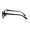 SA106 Round Thin Keyhole Horn Rim Plastic Reading Glasses Black