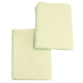 Junior Joy 100% Cotton Pram Flannelette Sheets, Ultra Soft, 2 pcs in a Pack, for Baby and Toddler, OEKO-TEX Approved, 70 x 100 cm – Lemon