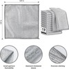 LuojinLuoda 12pcs Multipurpose Wire Miracle Cleaning Cloths, Microfiber Cleaning Cloth