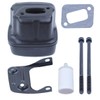 Exhaust Muffler with Fuel Filter Bolts Kit for Husqvarna 340