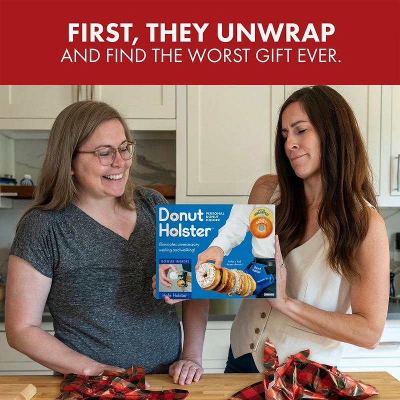 Prank-O Prank Gift Box - Donut Holster [EMPTY BOX] christmas