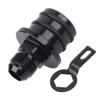 10AN Breather Fitting Adapter Black Aluminium Alloy Lightweight for Oil