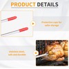 CPROSP 2pcs Rotisserie Meat Fork with Diameter 15 mm, Meat