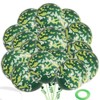 Finypa 70 Pieces Latex Camo Balloons Camouflage Balloons Military Balloons