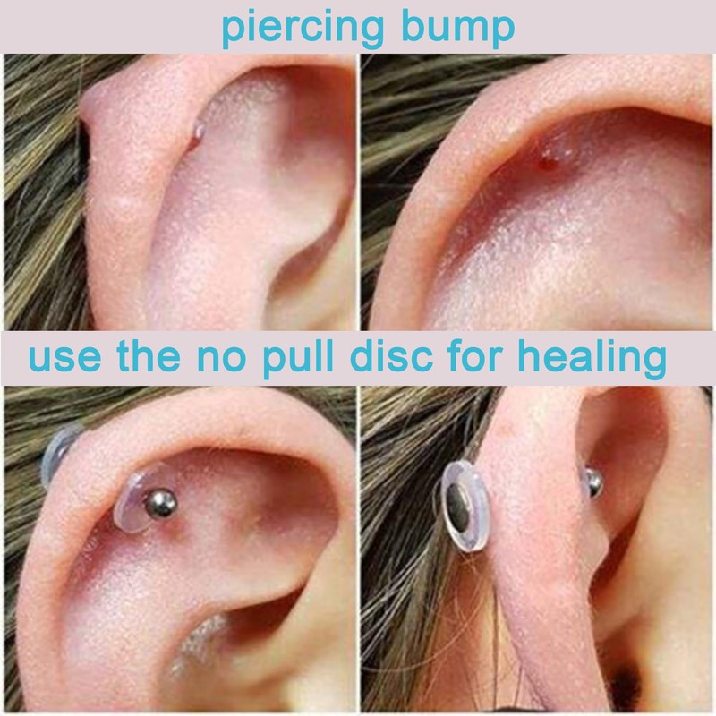 MODRSA Clear Disc Pads no Pull Plastic Piercing Disc for