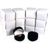FindingKing Lot Of 12 Black Flocked Velour Ring Gift Boxes