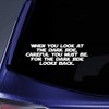 Bargain Max Decals Dark Side Looks Back Quote Sticker Decal
