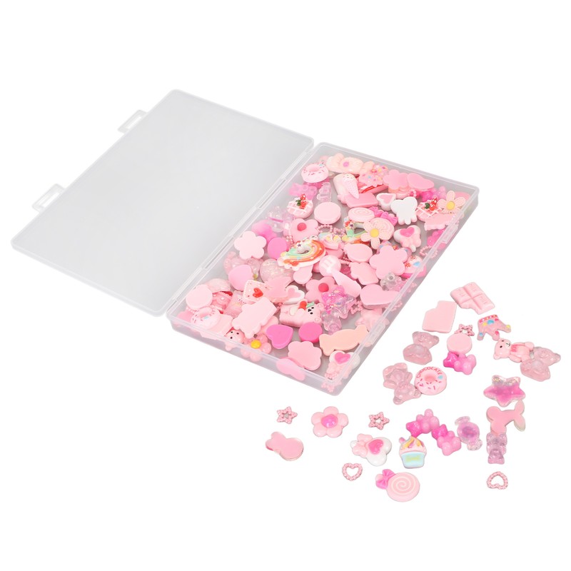 120Pcs Fake Candy Set Plastic Cute Mixed Assorted Sweets DIY