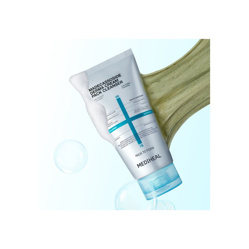 Mediheal NEW 1+1 Derma Cream Firming Pack Cleanser (PDRN/Madecassoside Cross-Selection)