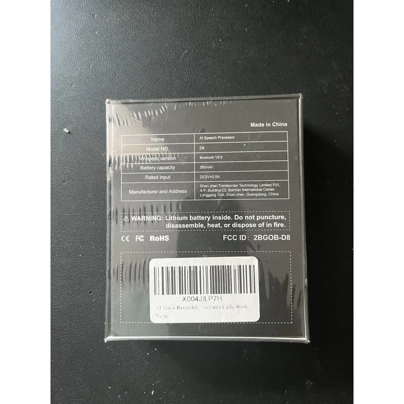 PLAUD Note AI Voice Recorder w/APP Control Bluetooth Aluminum Alloy