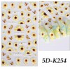 Winning Smile 6 Sheets Nail Art Decals 5D Embossed Stickers｜Professional
