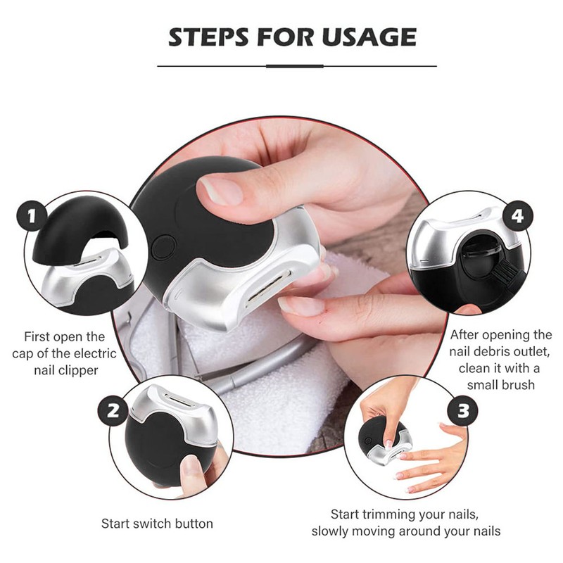 Electric Nail Scissors Nail Trimmer Automatic Nail Clippers with Nail