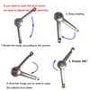 Qrity 2 PCS Adjustable Lift Up Stay Support Hinge -