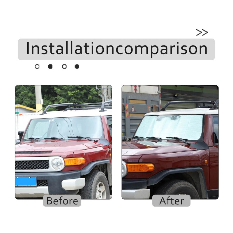 MXauto-2024 For Toyota FJ Cruiser 2007-2021 Front Glass Windshield SunShade