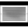 HVAC Premium 10'' X 6'' Aluminum Return Grille - Easy