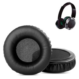 HAIZEEN Ear Pads Compatible with Panasonic RP BTD10 RP-BTD10-K RP BTD 10K Headphones Ear Pads Replacement Cushion (Protein Leather/Memory Foam)