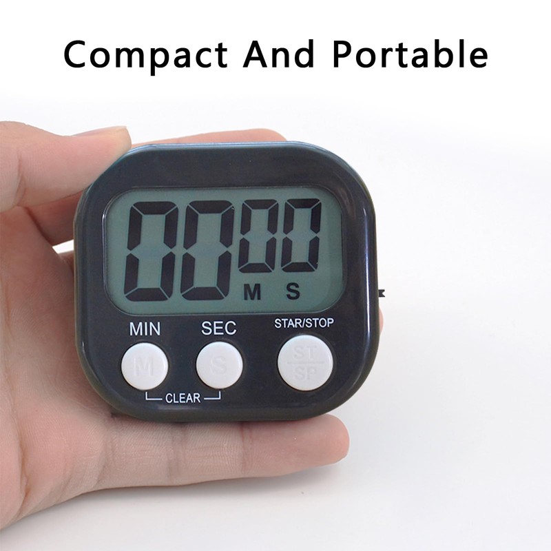 Nayubo Small Digital Timer for Kitchen Cooking Baking Sports Office