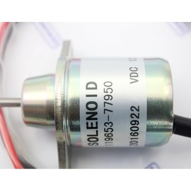 1503ES-12S5SUC5S SA-4562-T SA-4920 119653-77950 12V Fuel Stop Solenoid - SINOCMP CP-U0322 Shut Off Solenoid For Yanmar, 3 Month Warranty