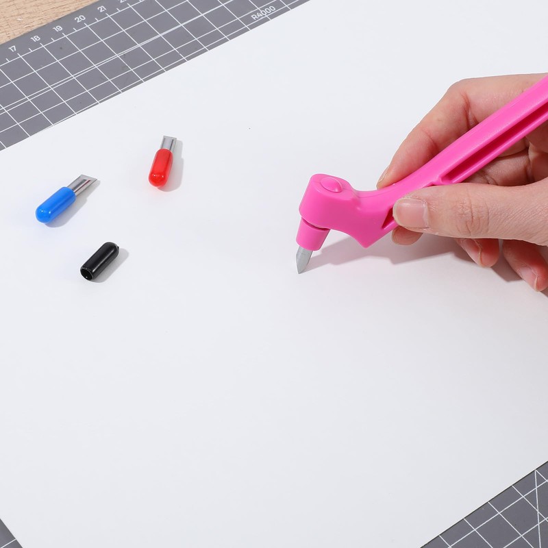 Craft Cutting Tools,360 Degree Rotating Craft Knife with 3 Different