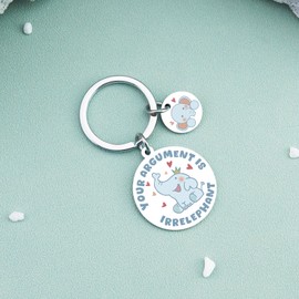 AOBIURV White Elephant Gifts For Adults White Elephant Gifts For Women Men Cool Keychains unny Elephants Stuff Gift For Adults Elephants Party Favors Decorations